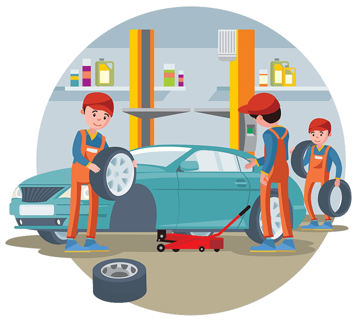 Change tyres